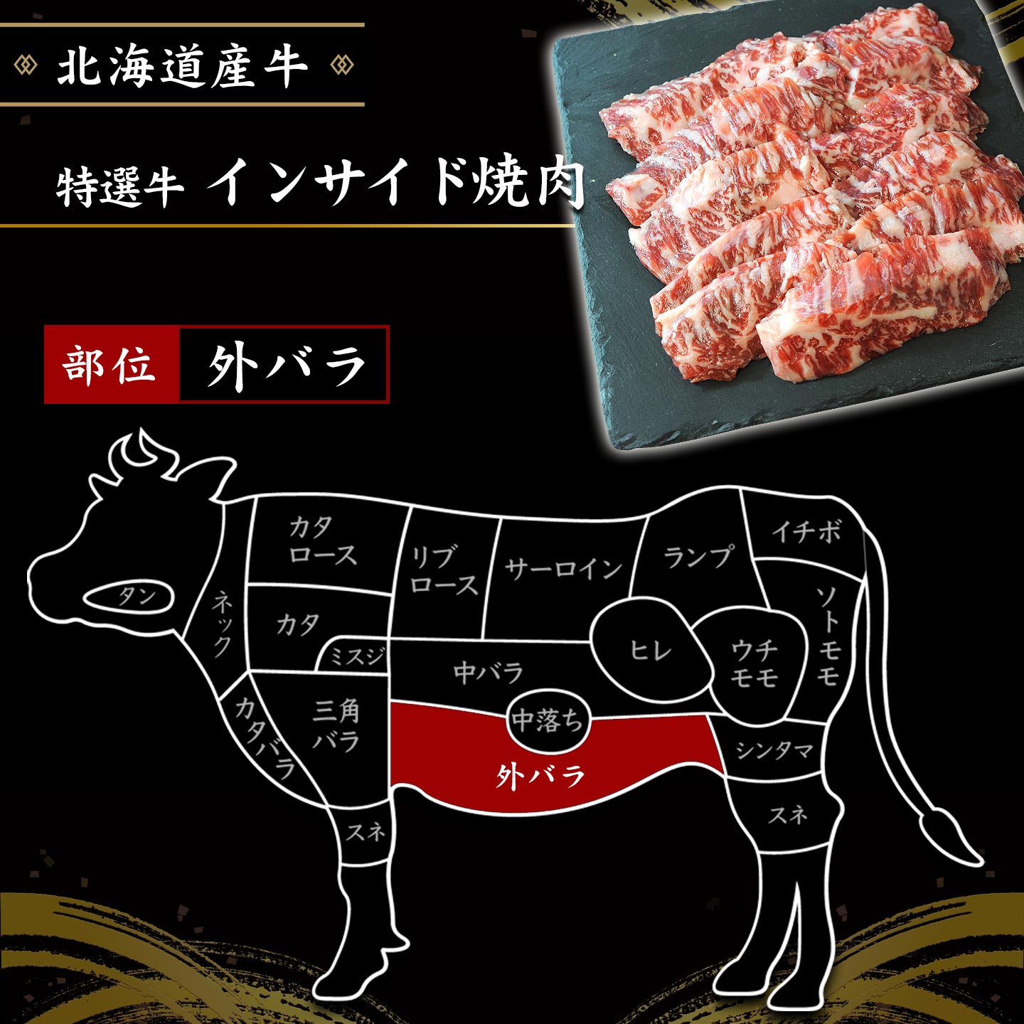 国産,北海道産牛,インサイド焼肉イメージ