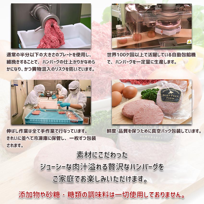 ハンバーグ,製造工程,十勝スロウフード